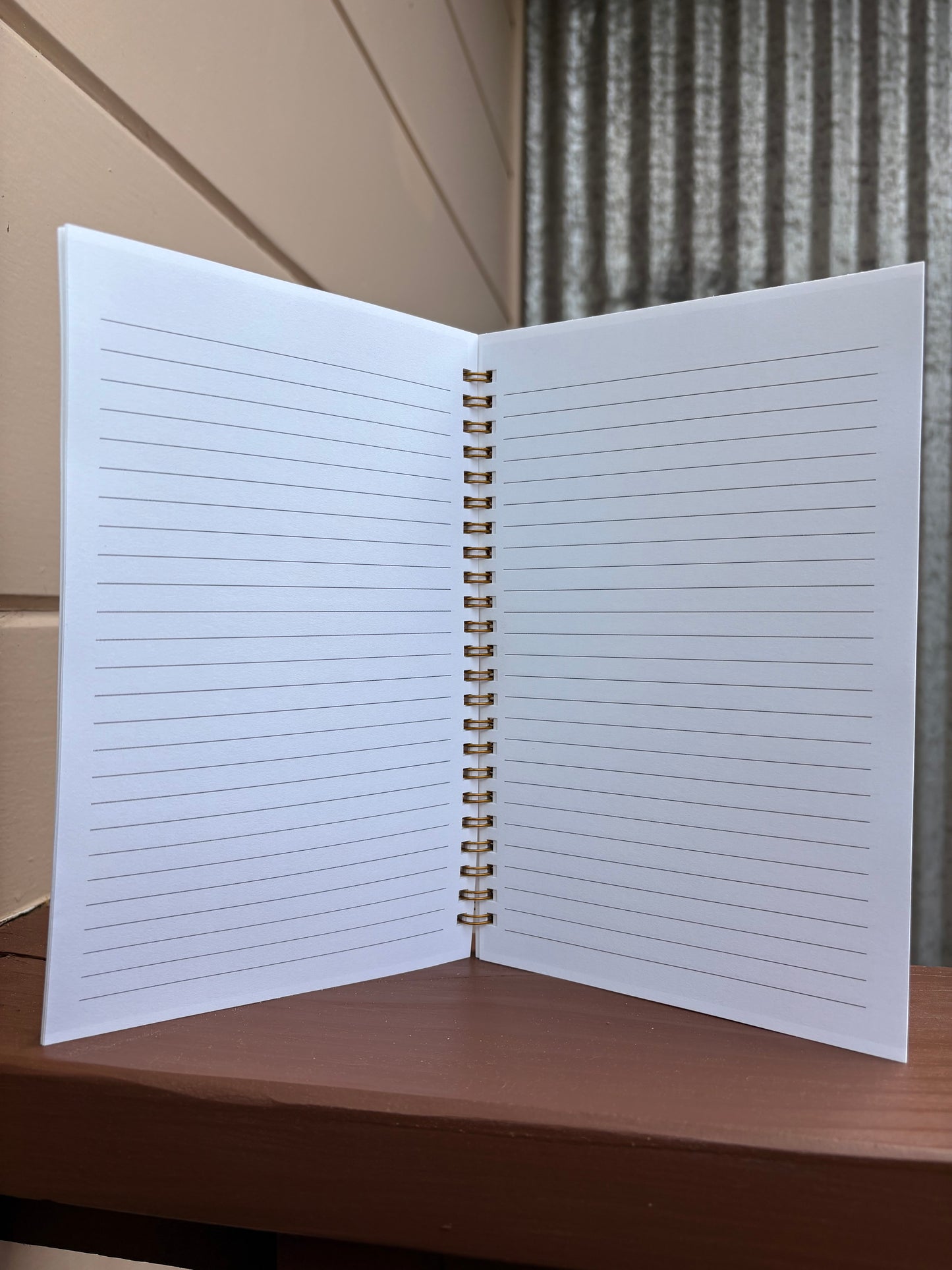Checkered Mushroom Spiral Notebook