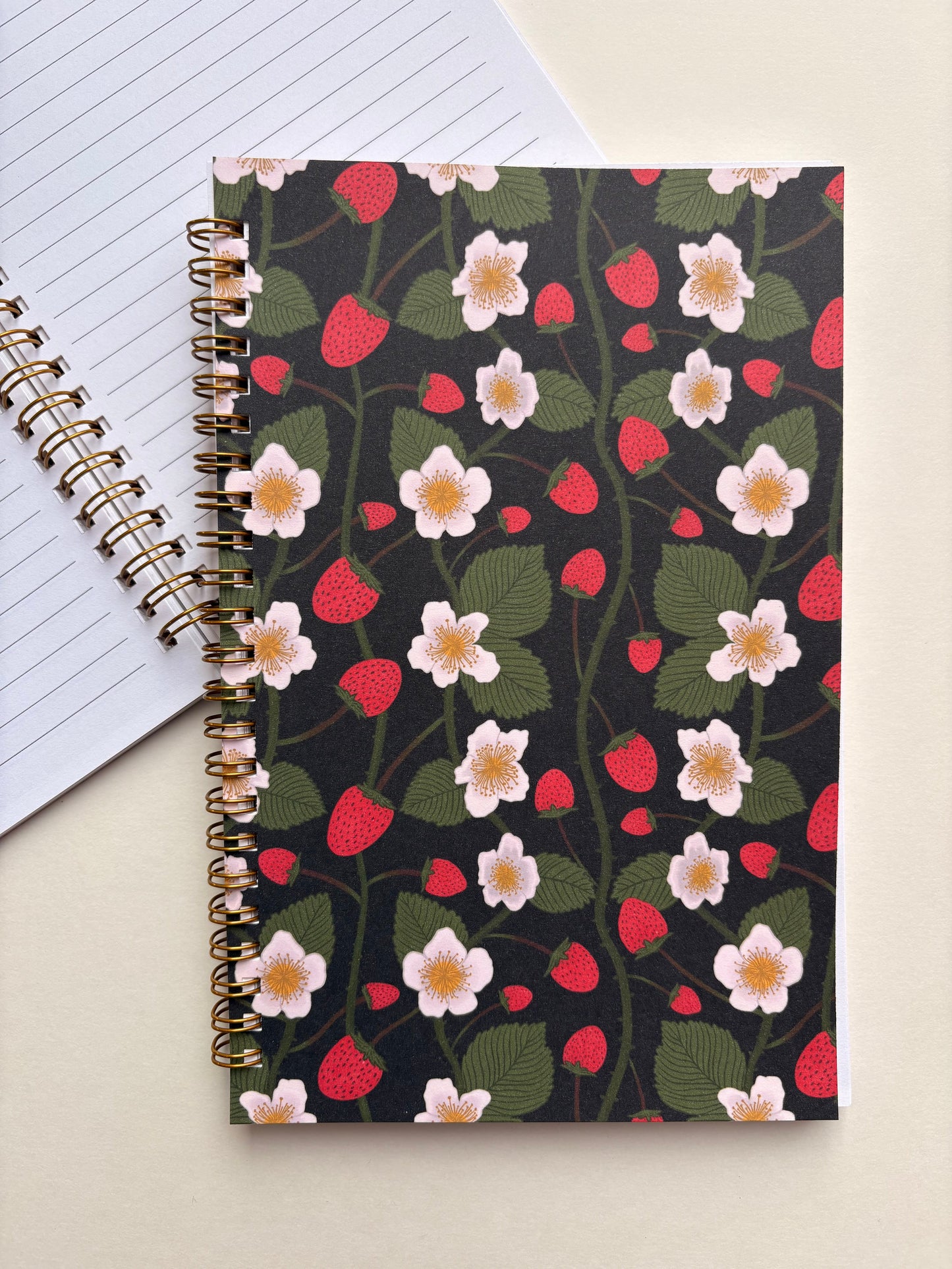 Wild Strawberry Spiral Notebook