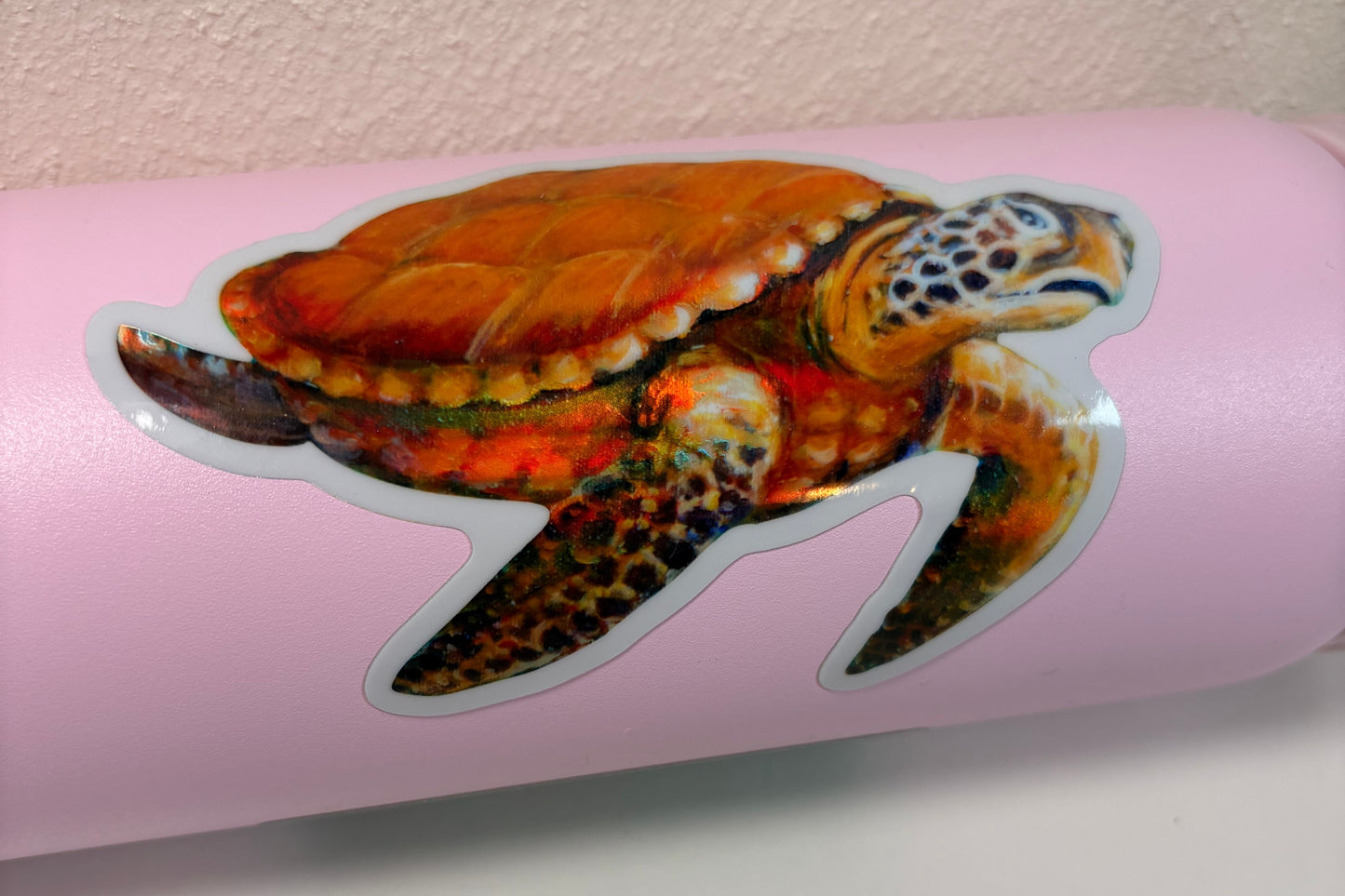 Holographic Sea Turtle Sticker