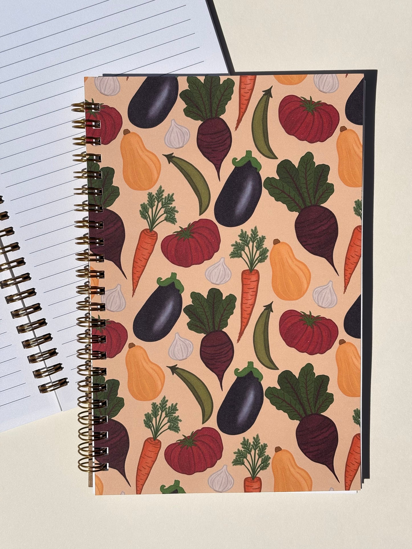 Vegetable Garden Spiral Notebook