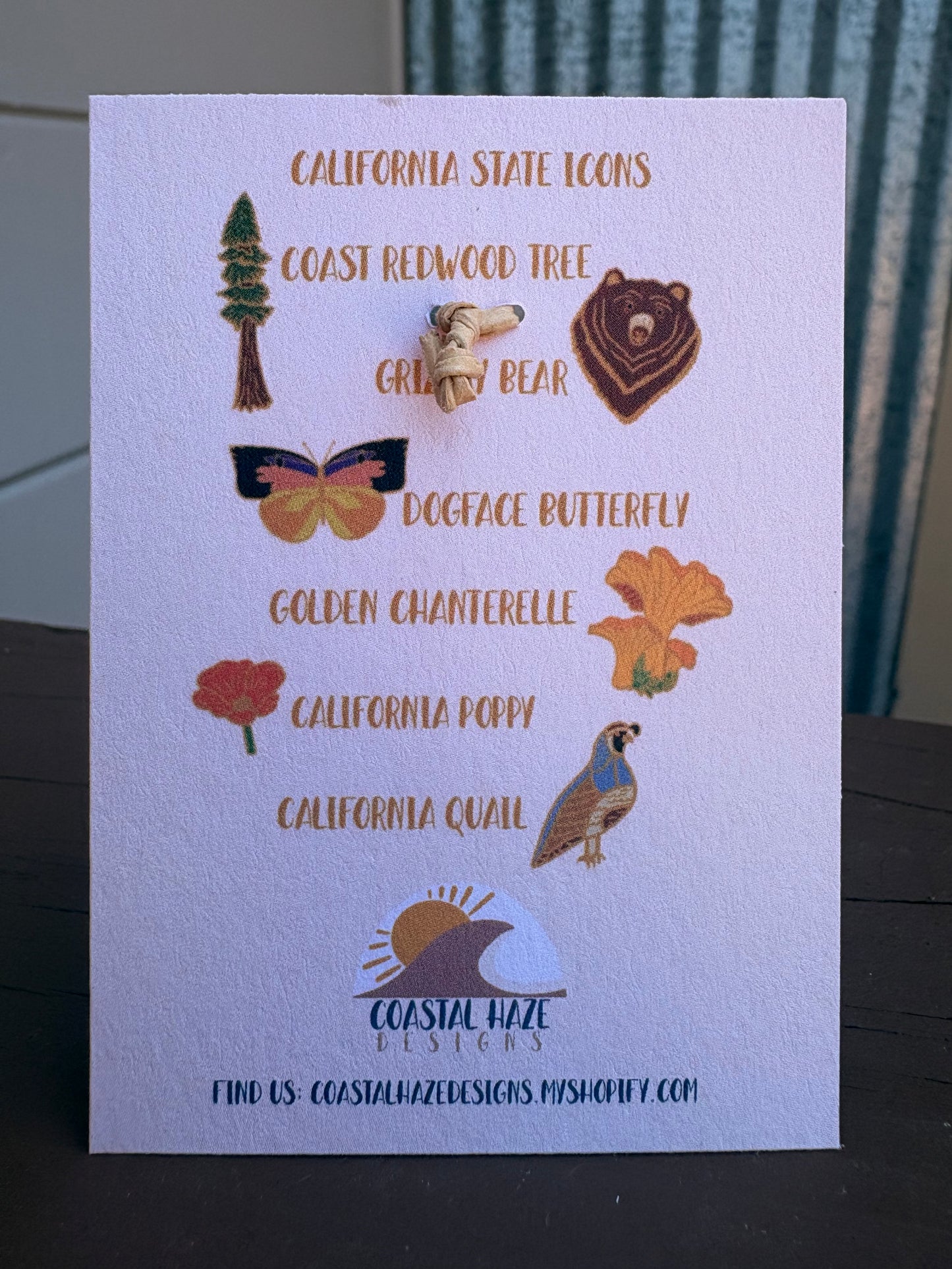 California Icons Keychain