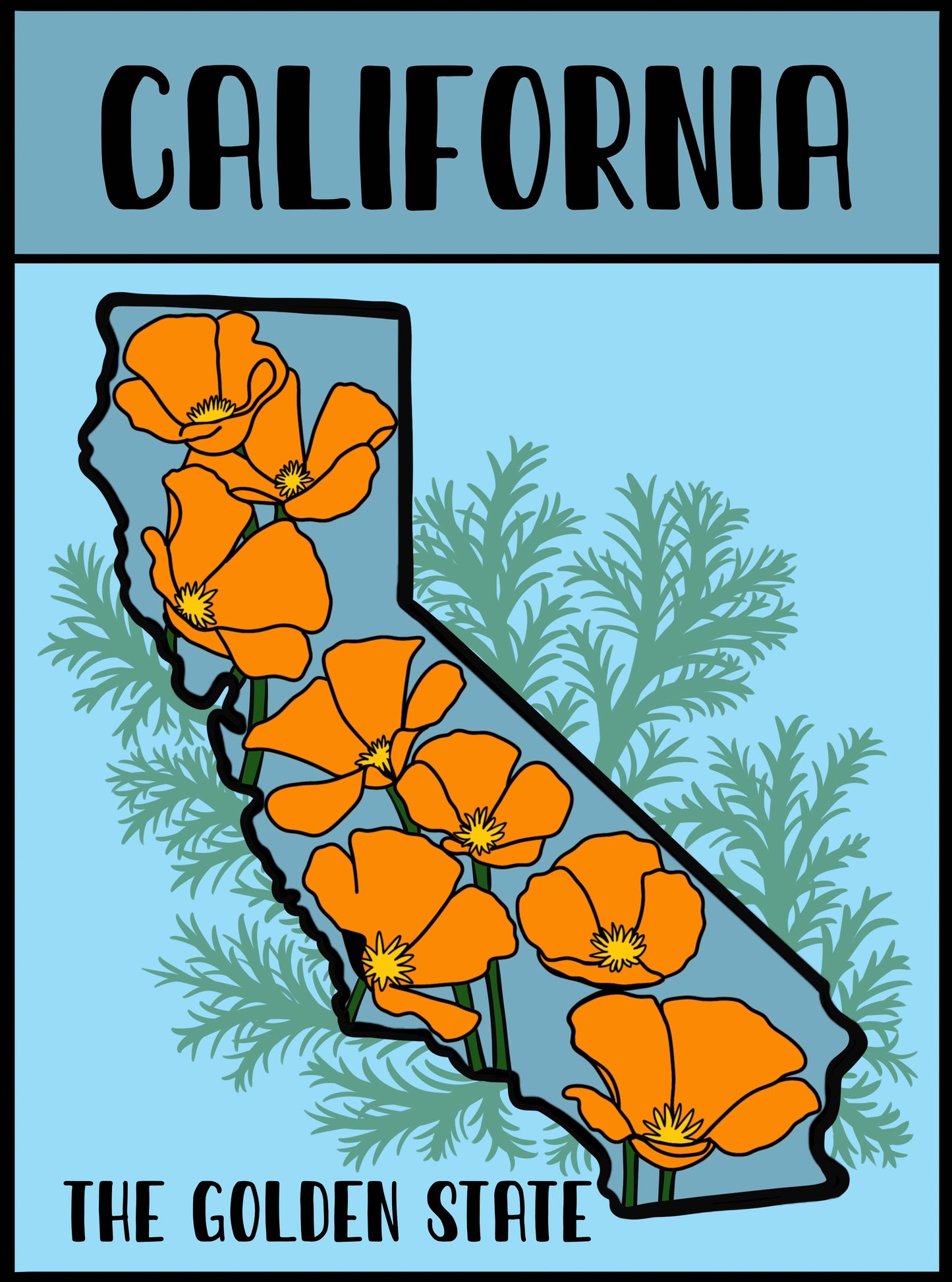 California Golden State Magnet