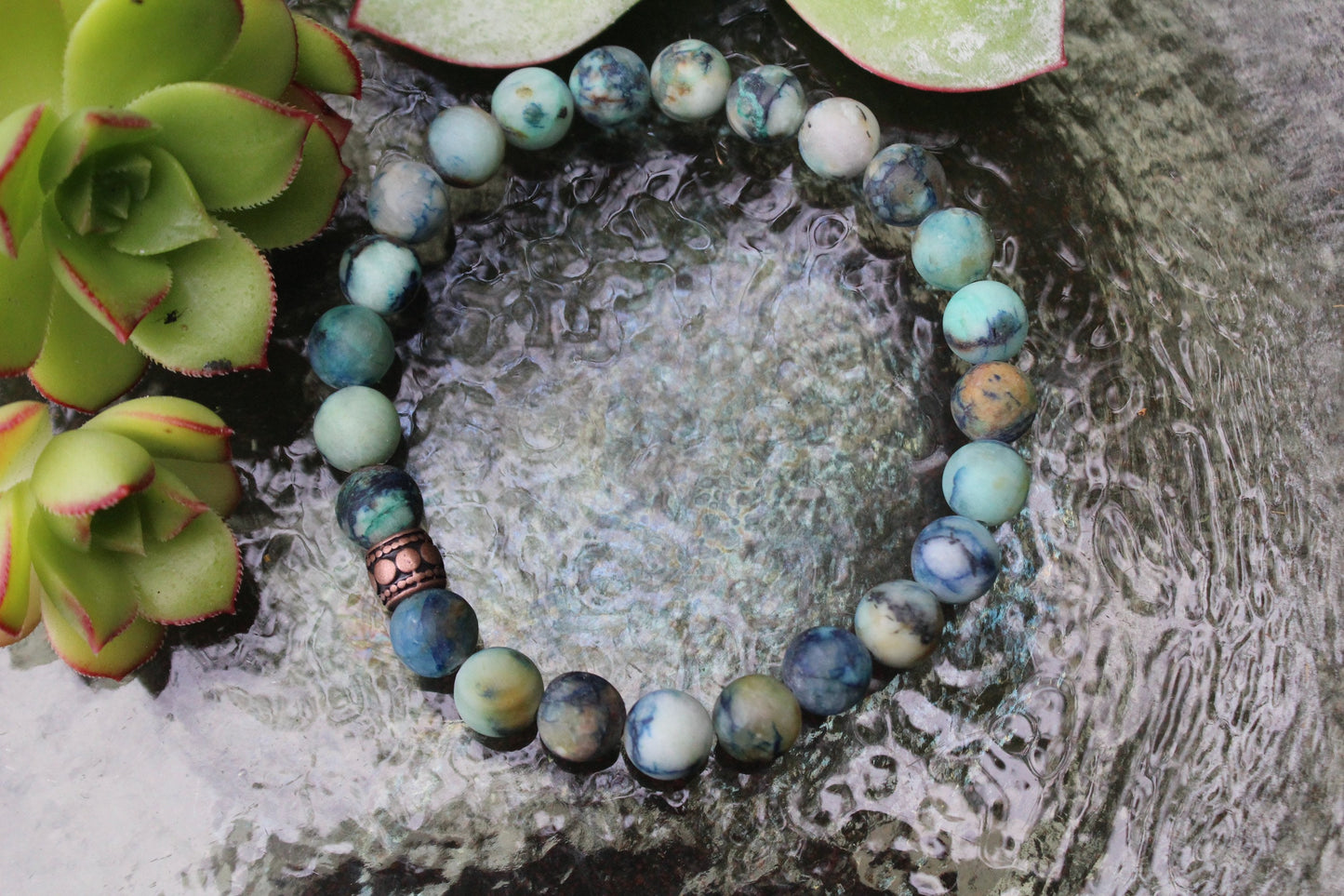 Matte Chrysocolla | 8 mm
