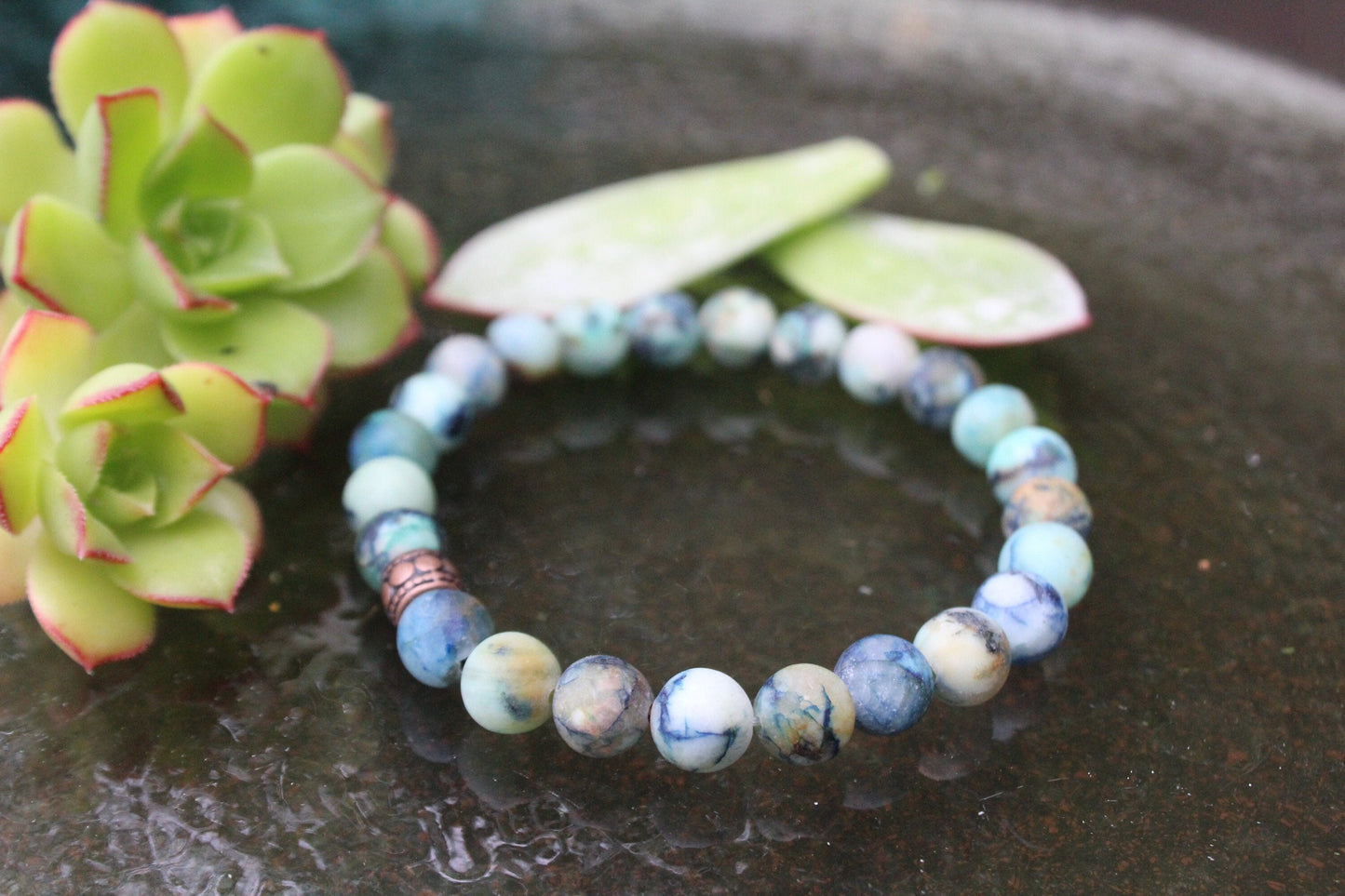 Matte Chrysocolla | 8 mm