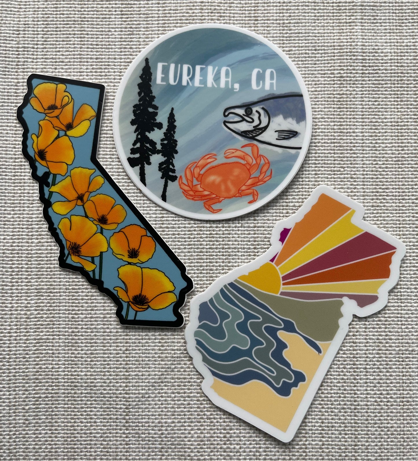Eureka, Ca Sticker Pack