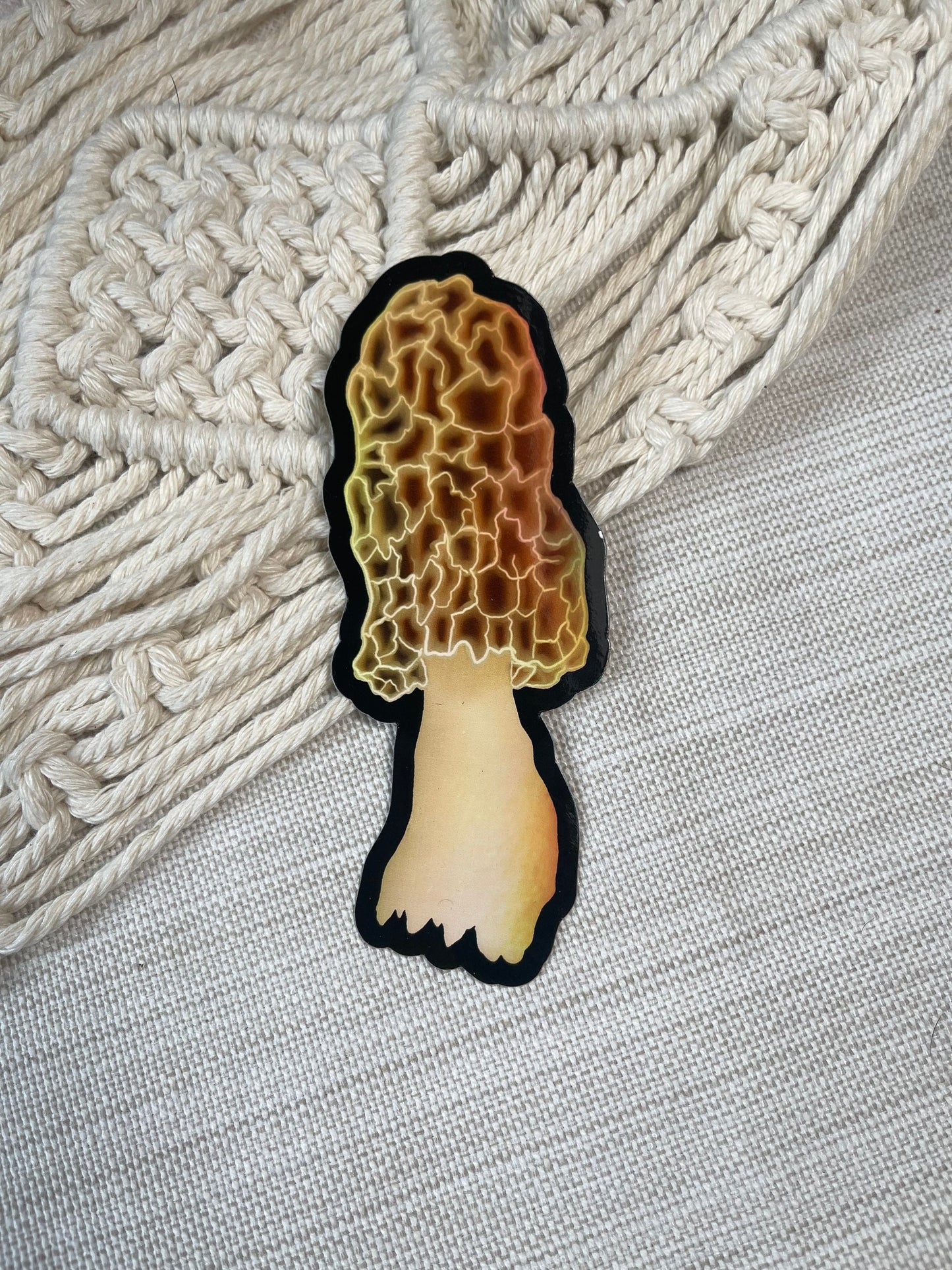 Holographic Morel Mushroom