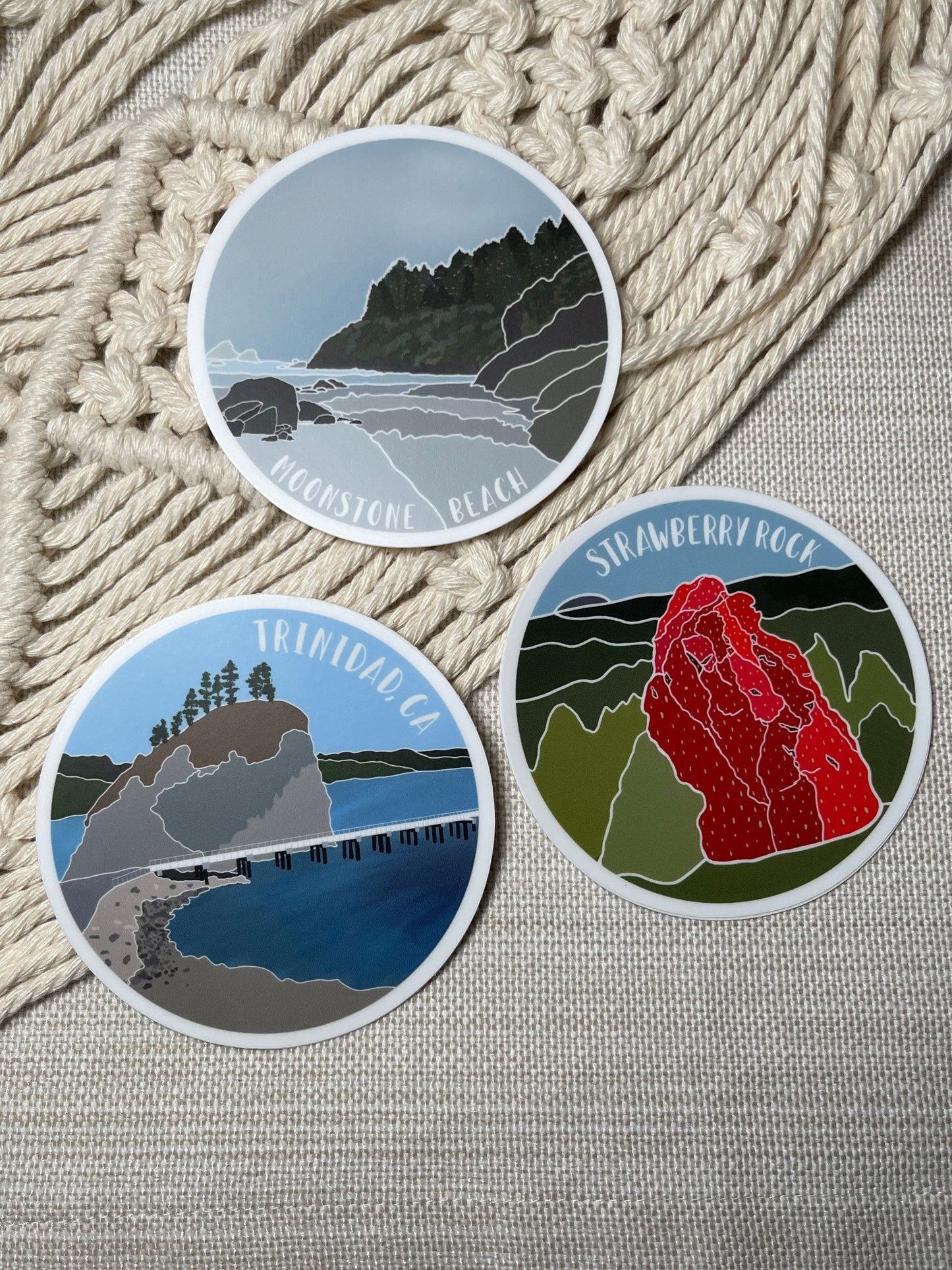 Trinidad, CA Sticker