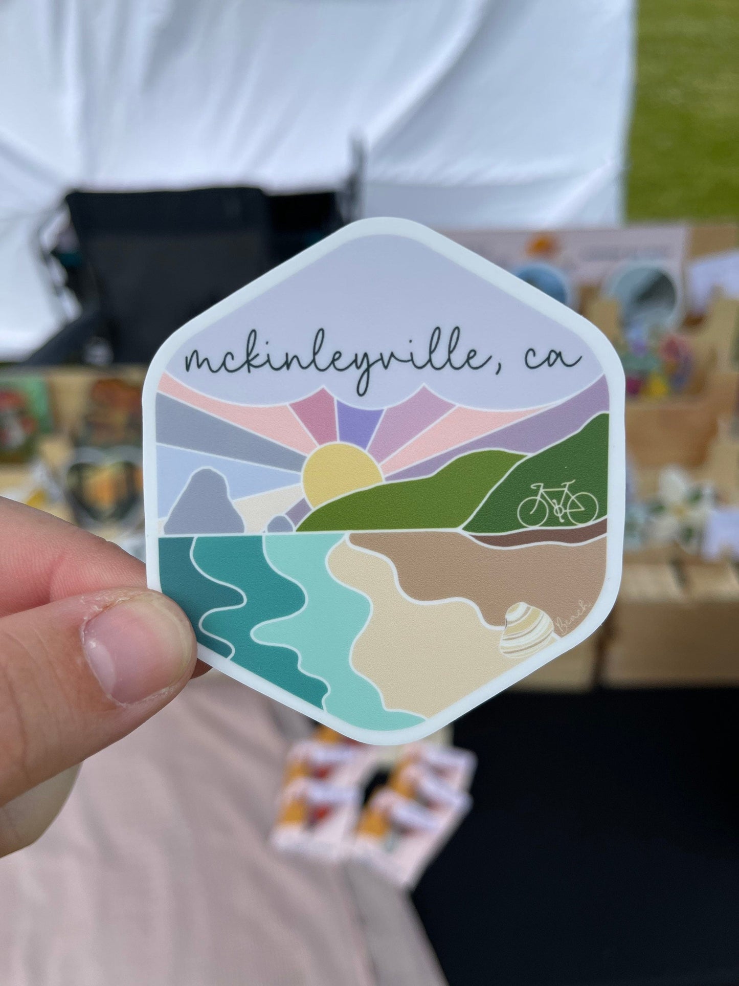 McKinleyville, CA Sticker