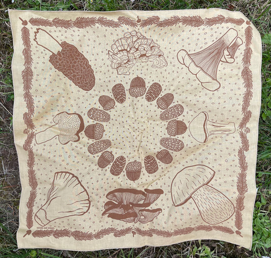 Edible Mushroom Bandana