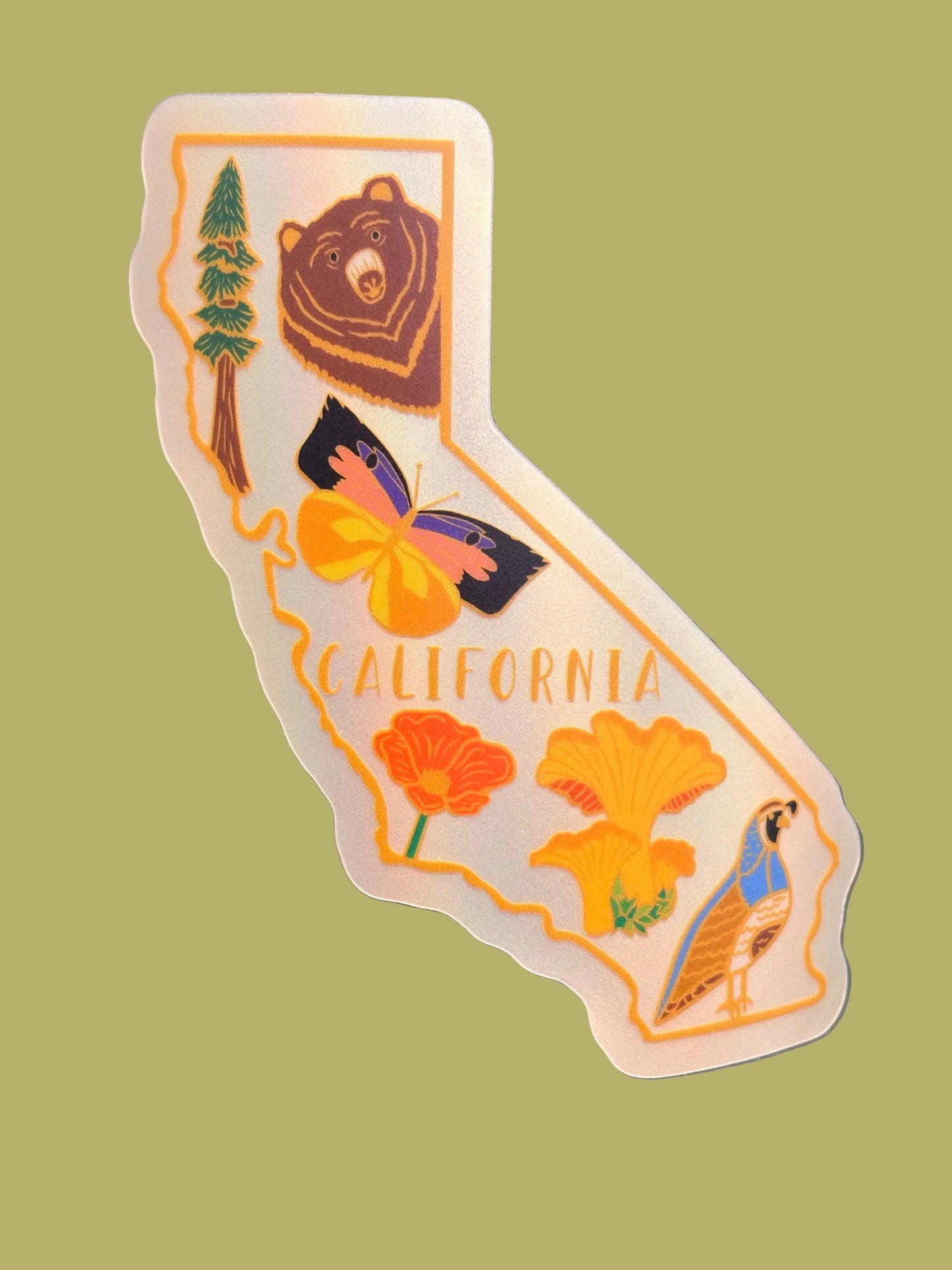 California Icons State Sticker