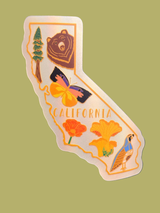 California Icons State Sticker