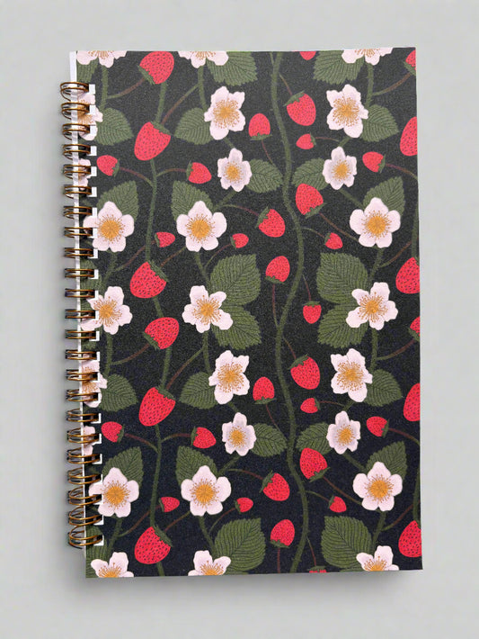 Wild Strawberry Spiral Notebook
