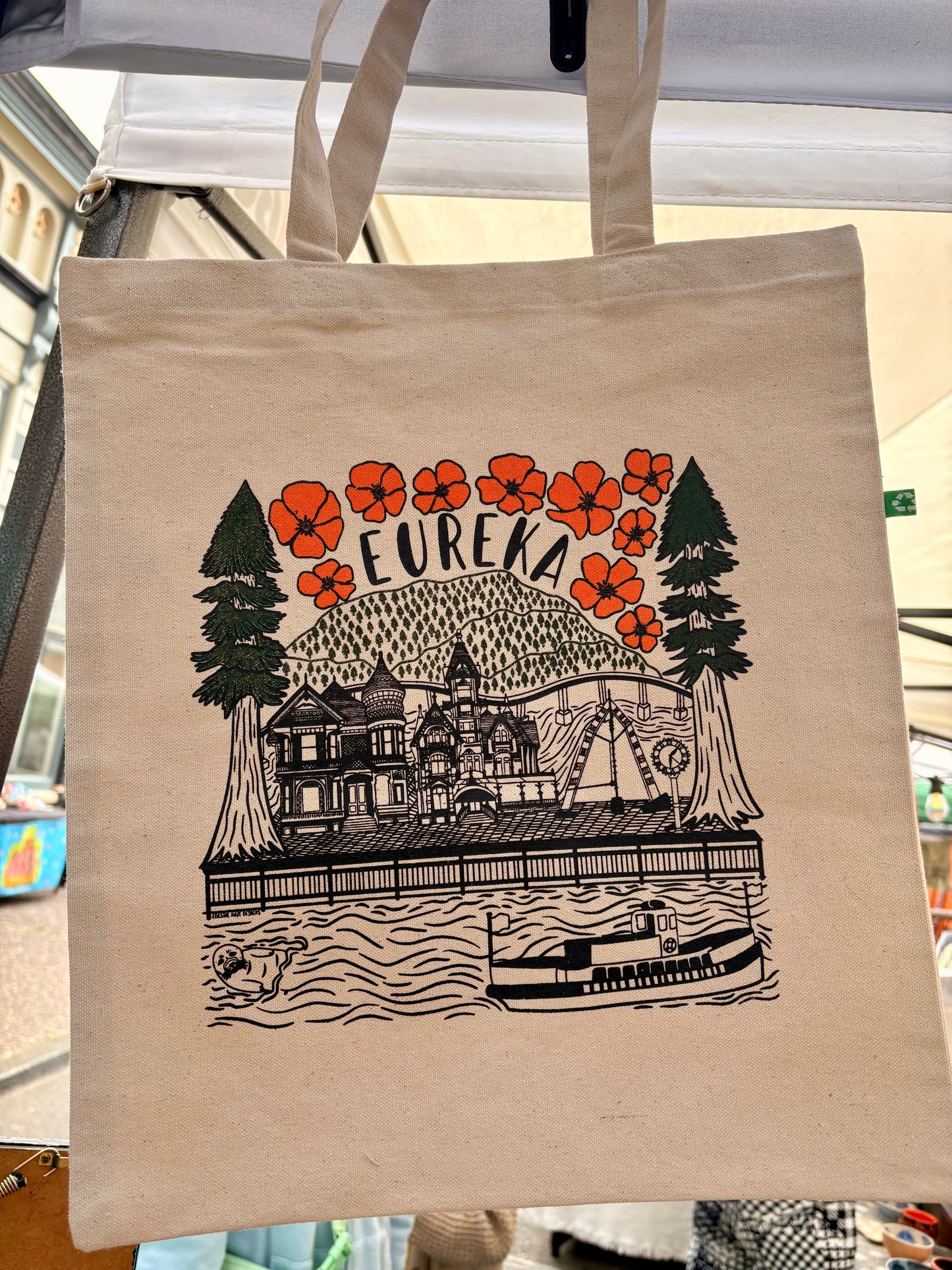 Eureka, California Tote Bag