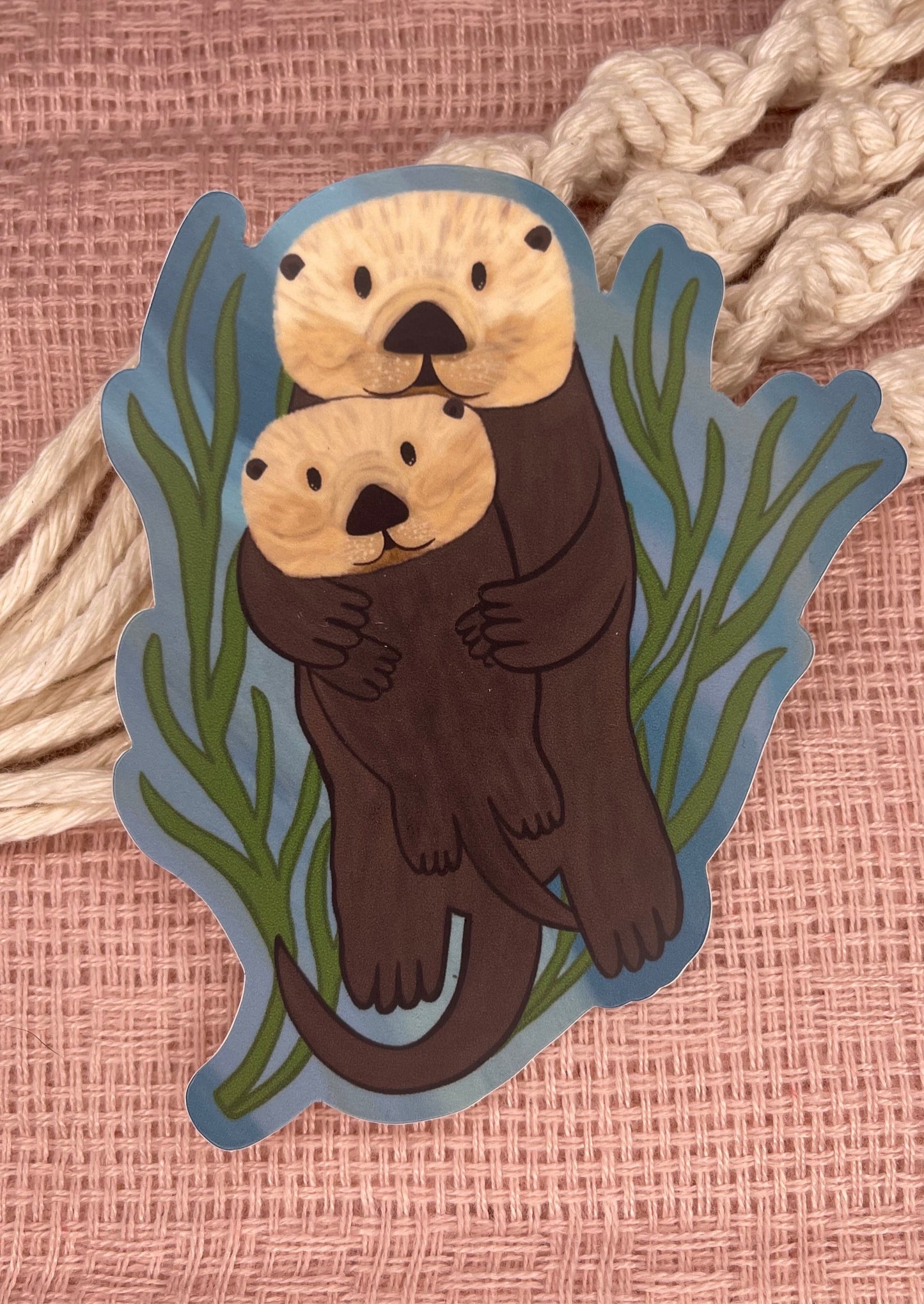 Sea Otter Sticker