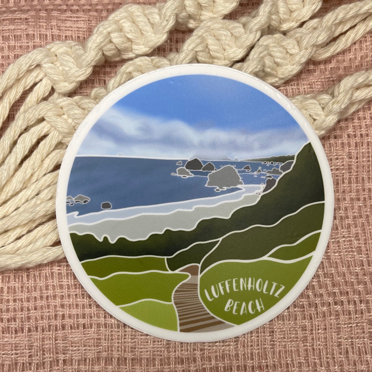 Luffenholtz Beach Sticker