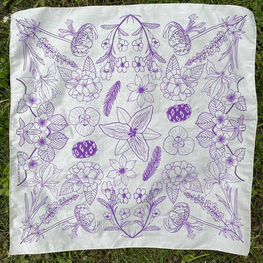 Wildflowers of the Redwood Forest Bandana- Wholesale