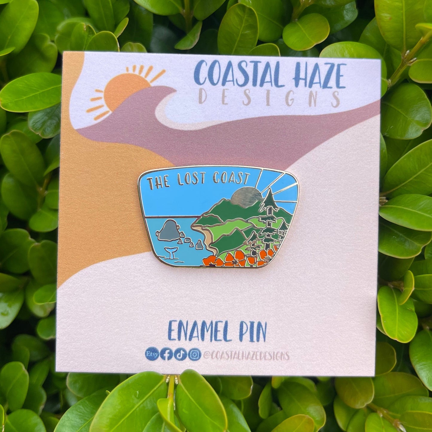 The Lost Coast Enamel Pin