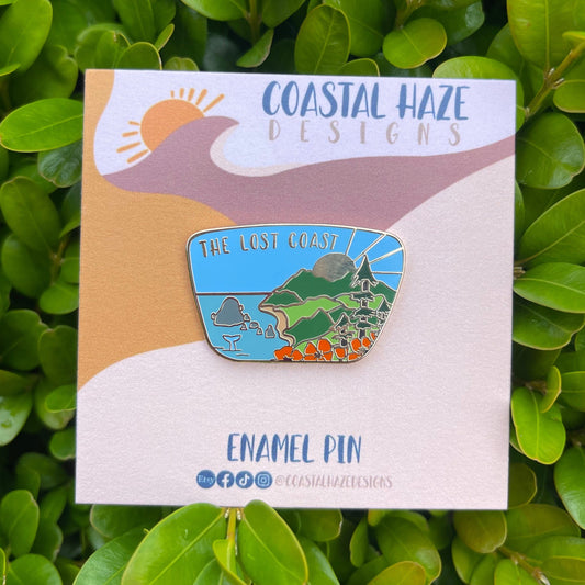 The Lost Coast Enamel Pin