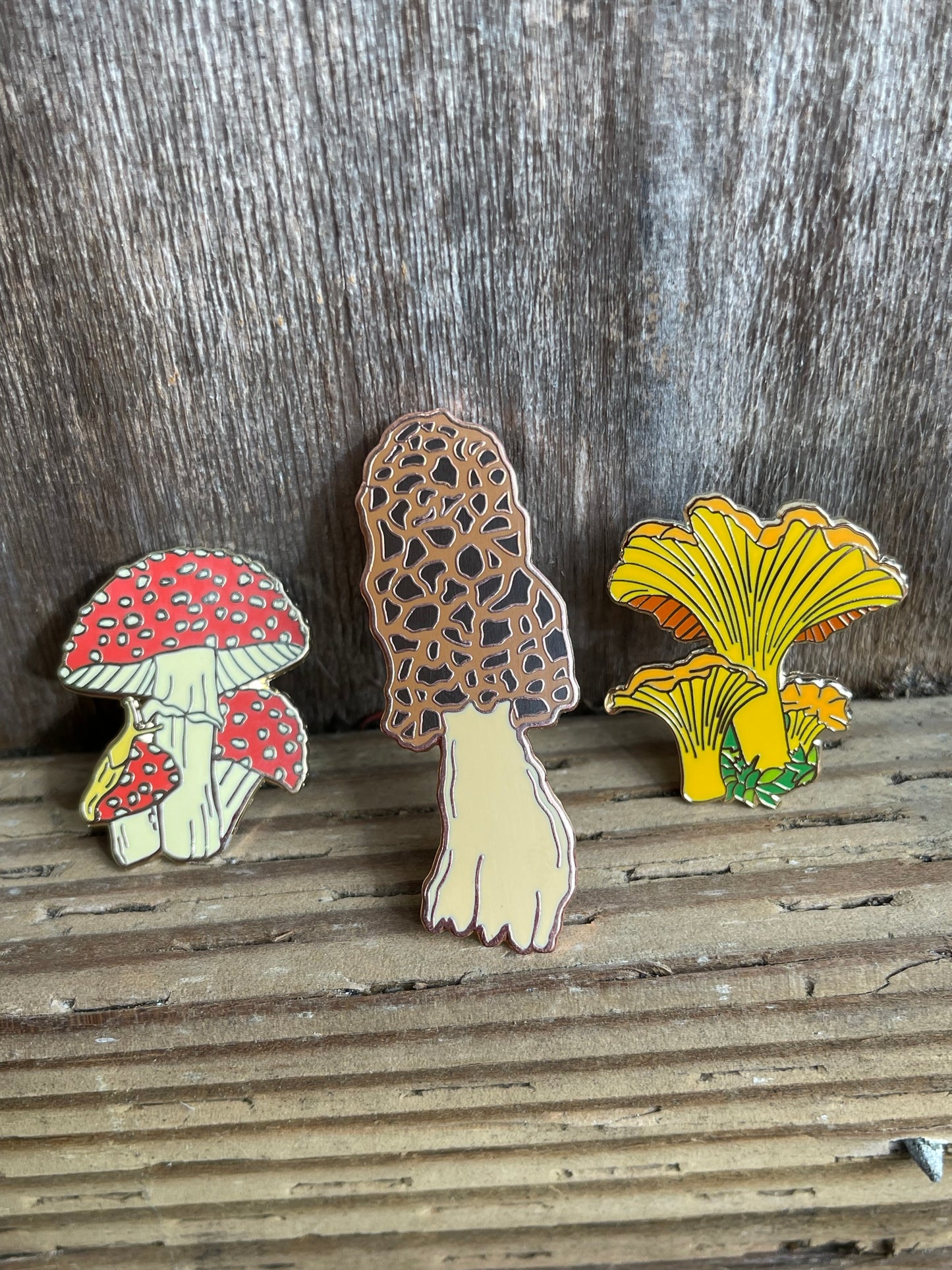 Morel Enamel Pin