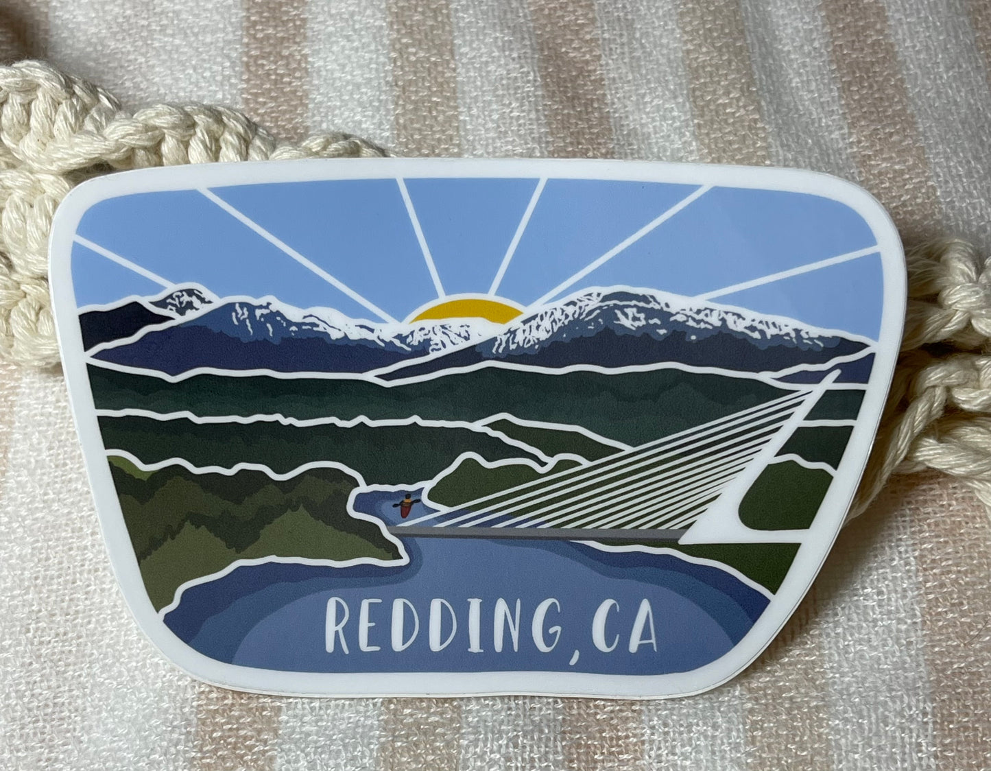 Redding, CA Vinyl Sticker