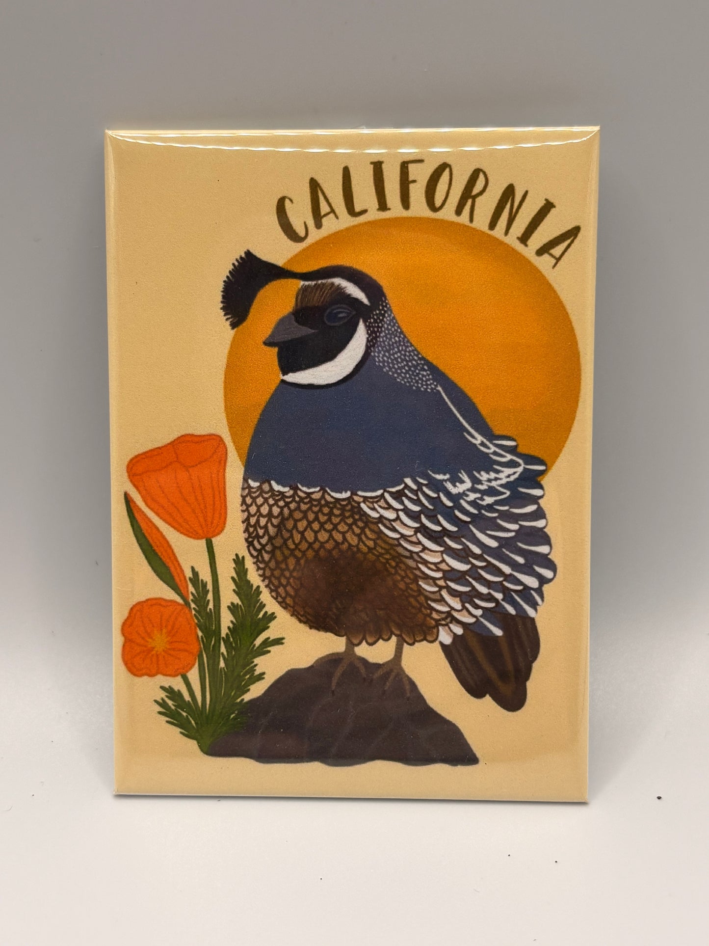 California Quail Magnet