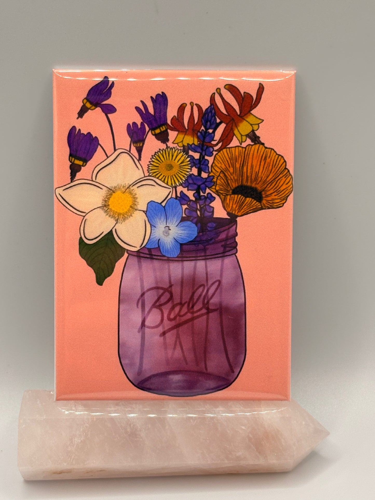California Wildflowers Magnet