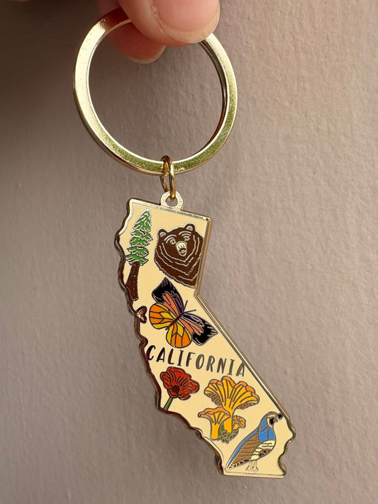 California Icons Keychain