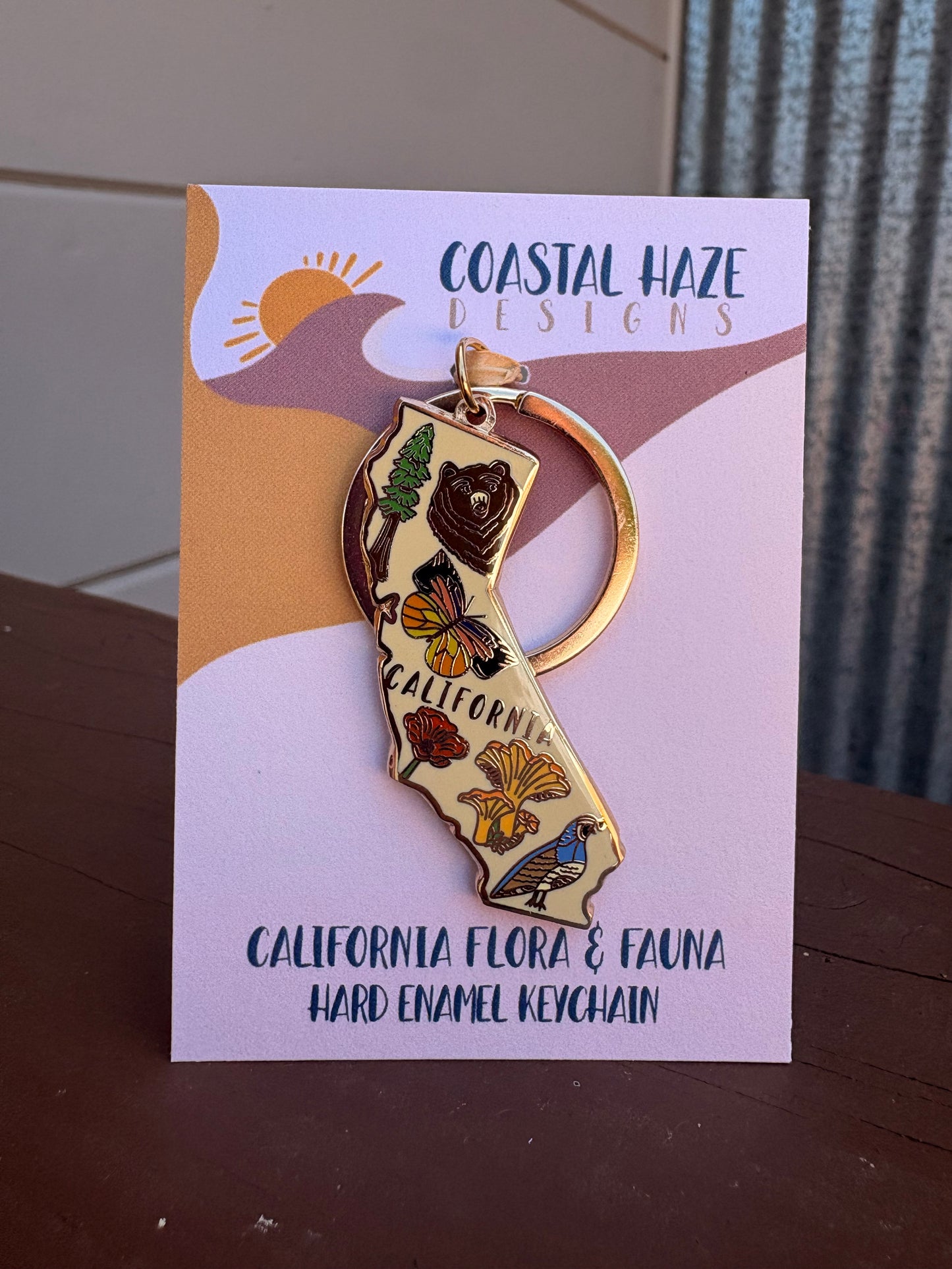 California Icons Keychain