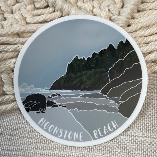 Moonstone Beach Sticker