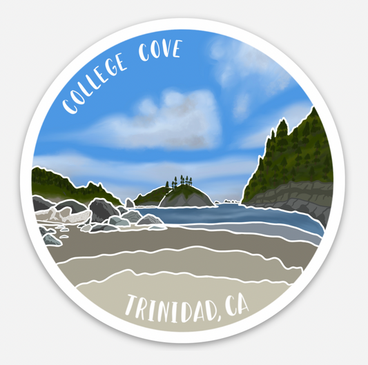 College Cove Sticker