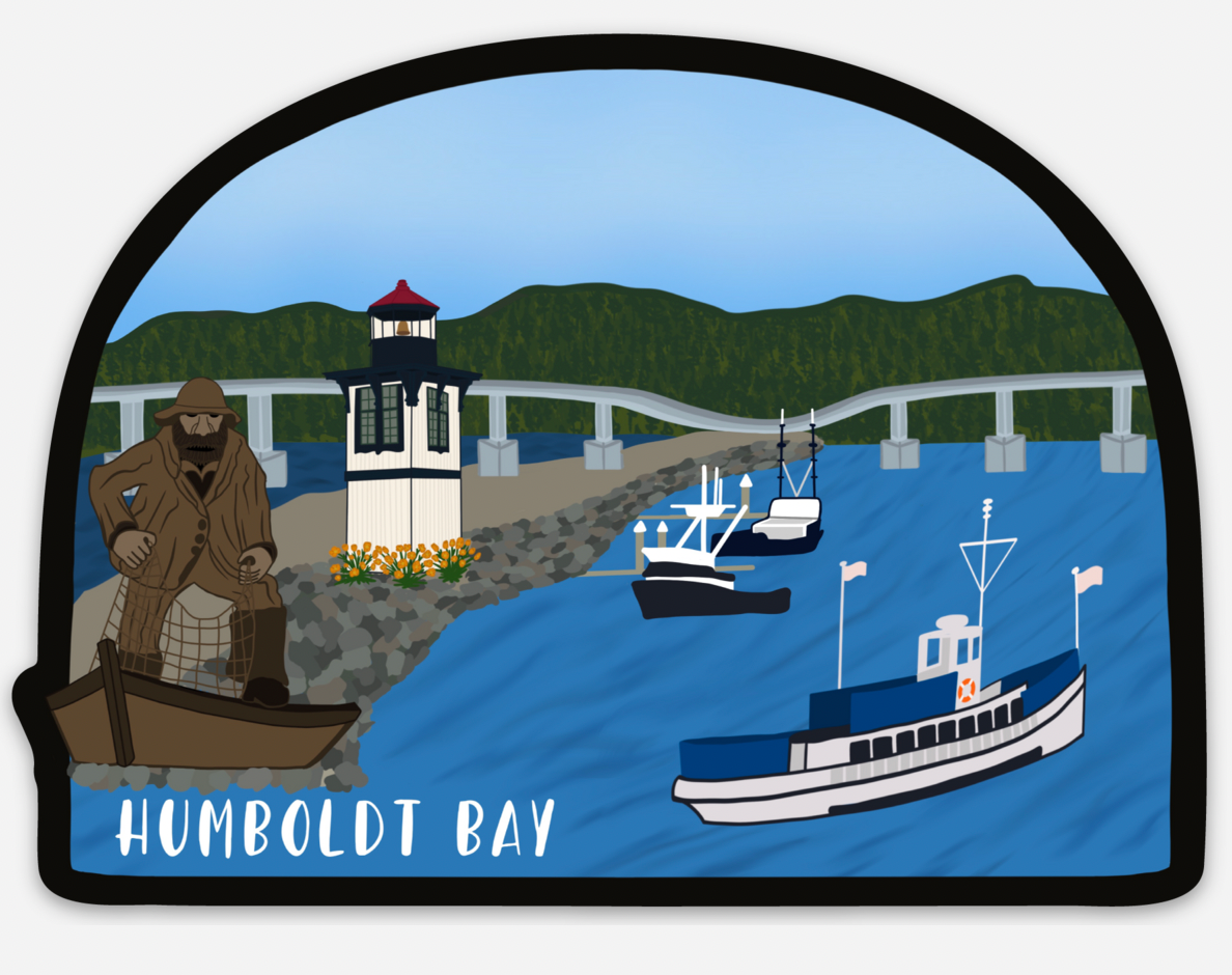 Humboldt Bay Vinyl Sticker