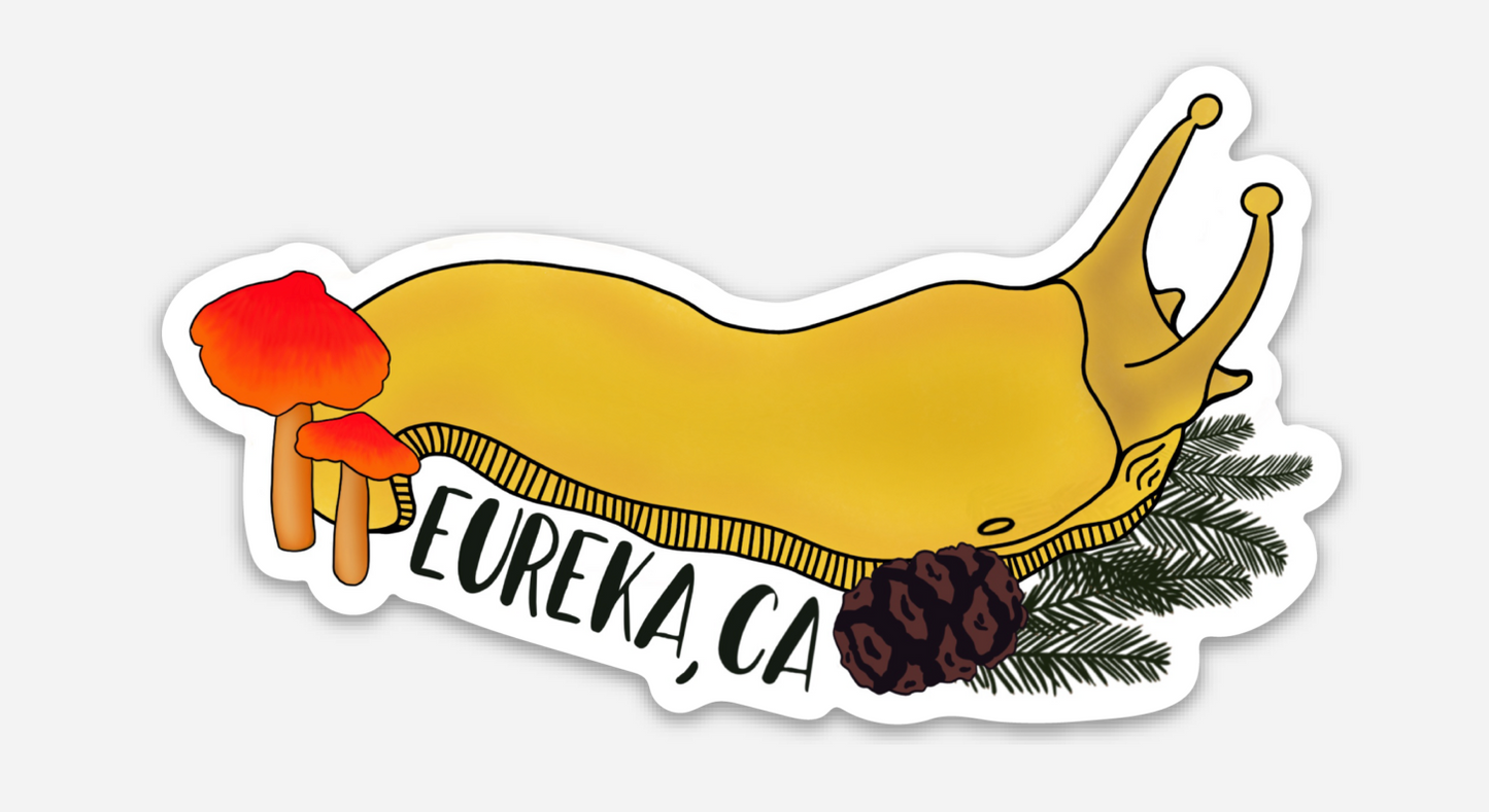 Eureka, CA Slug Sticker