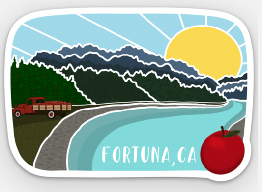 Fortuna, CA Sticker