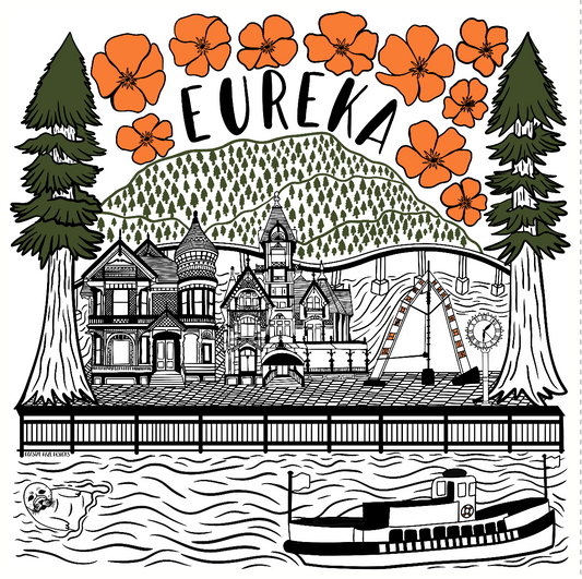Eureka, CA Postcard