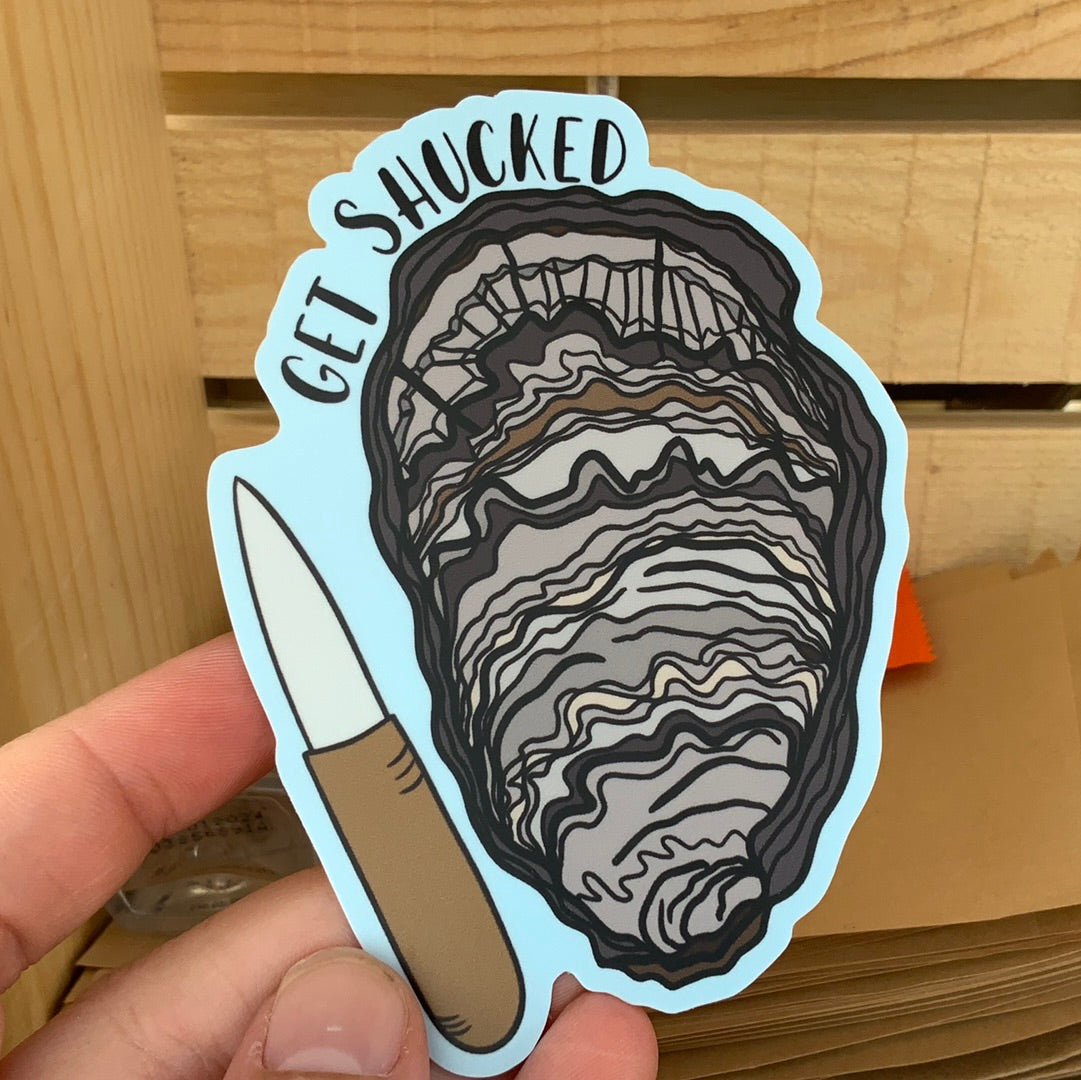 Oyster Sticker- Get Shucked