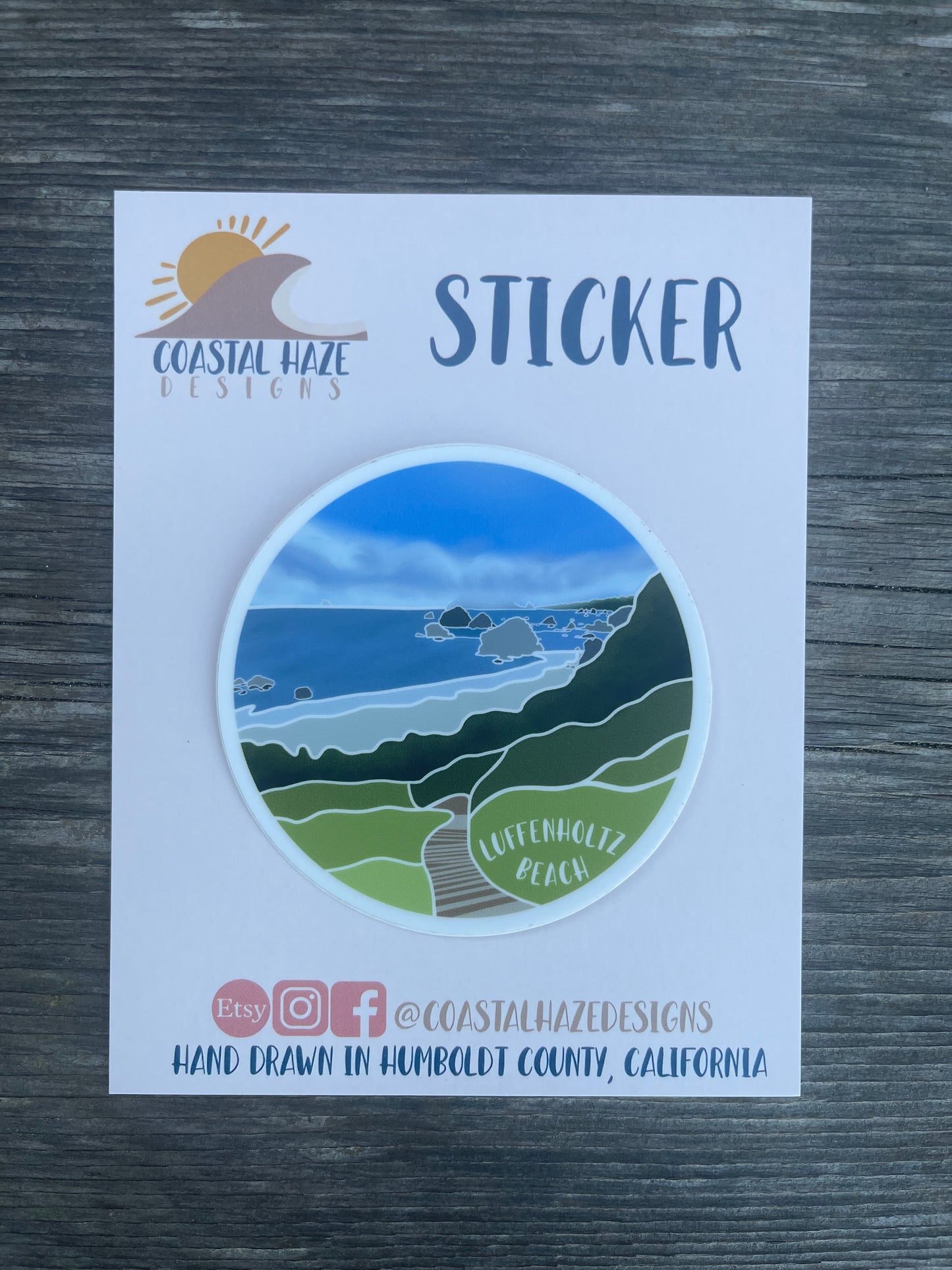 Luffenholtz Beach Sticker