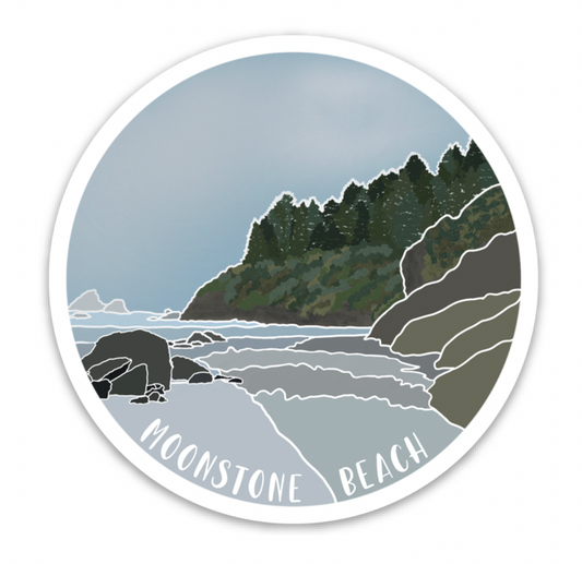 Moonstone Beach Magnet