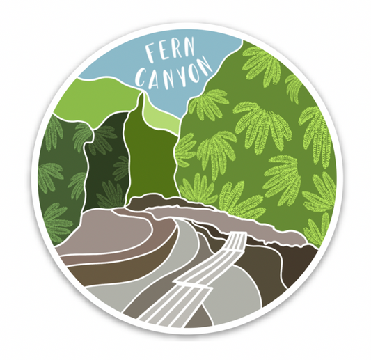 Fern Canyon Magnet