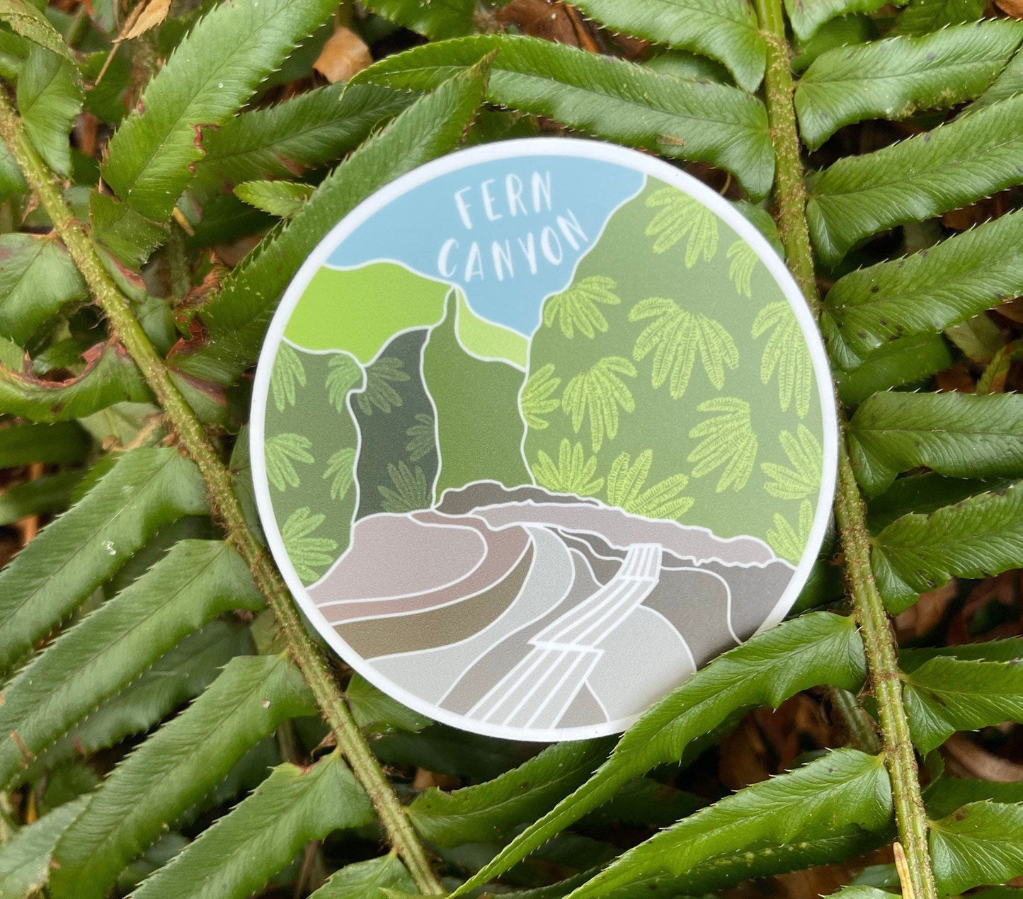 Fern Canyon Sticker
