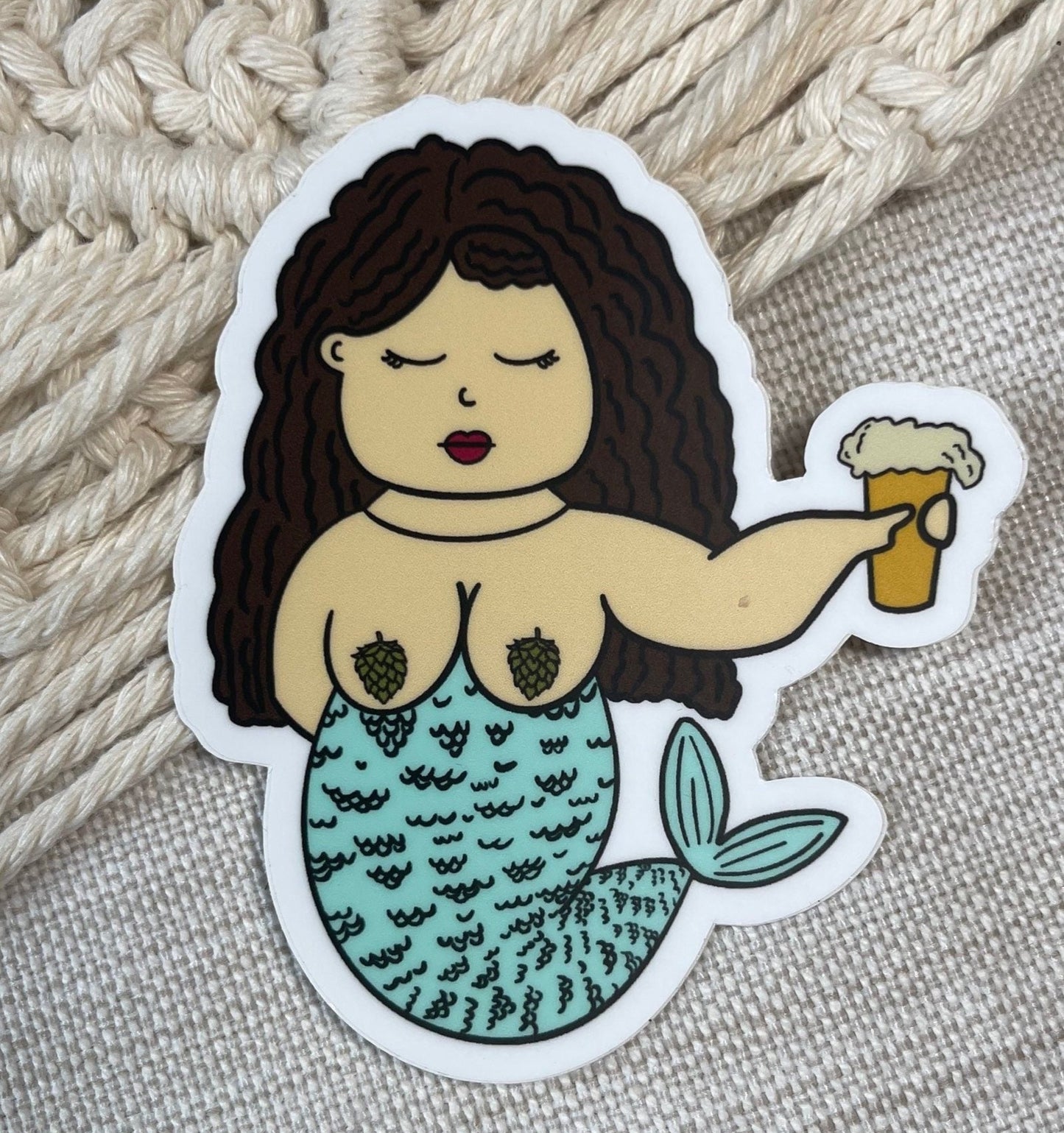 Plus Size Craft Beer Mermaid with Hops