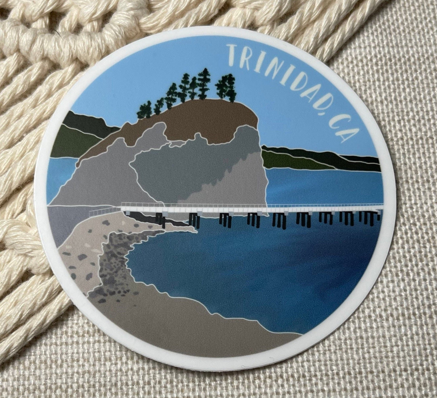 Trinidad, CA Sticker