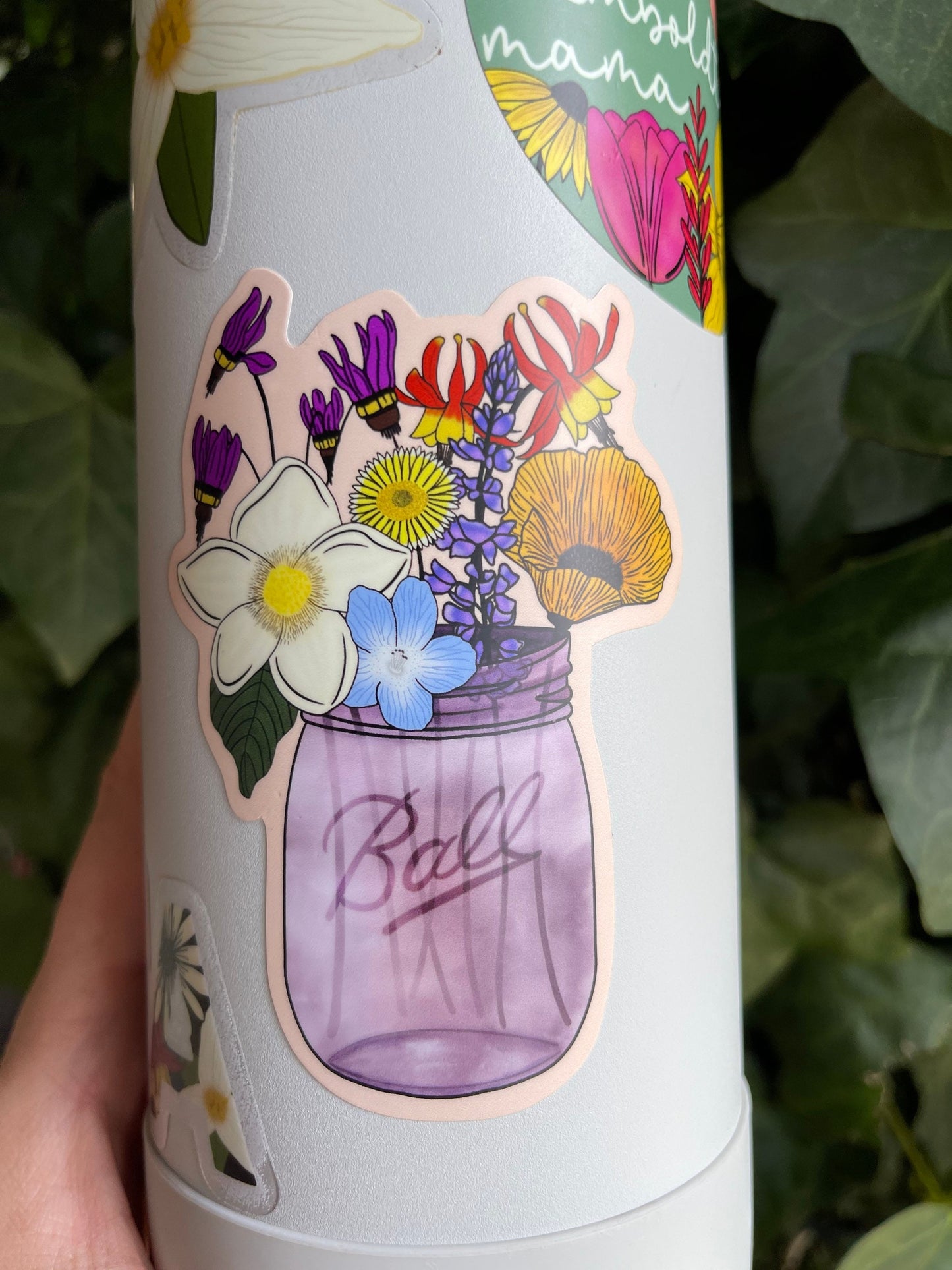 Mason Jar Flower Bouquet