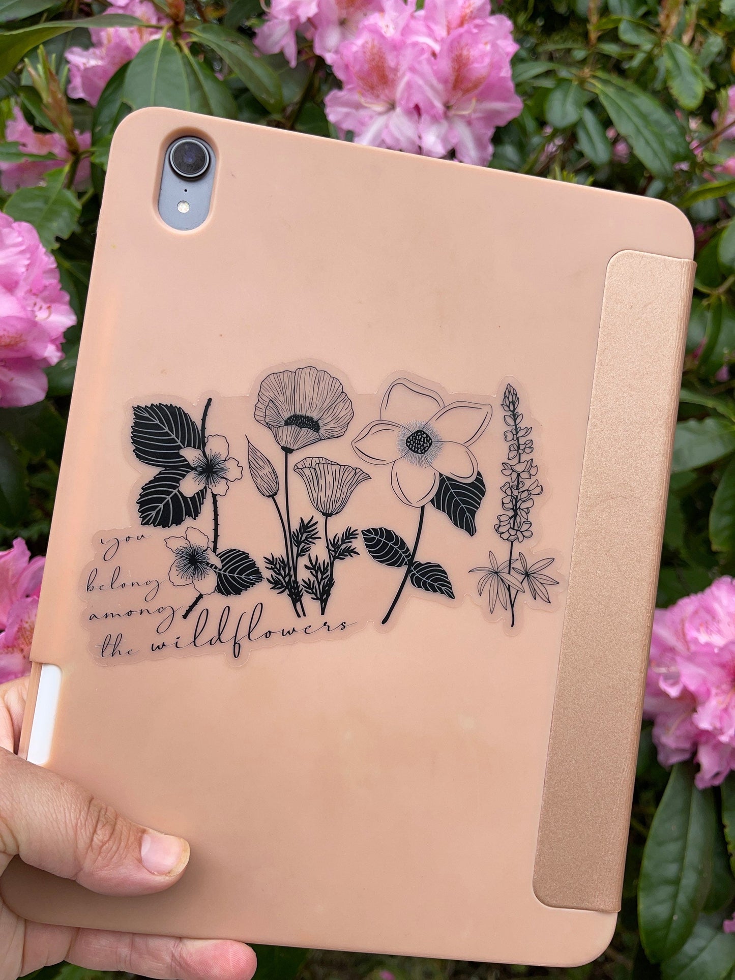 You Belong Among The Wildflowers Sticker