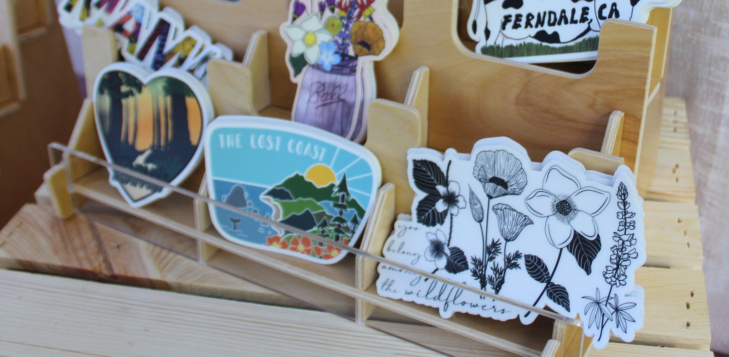 You Belong Among The Wildflowers Sticker