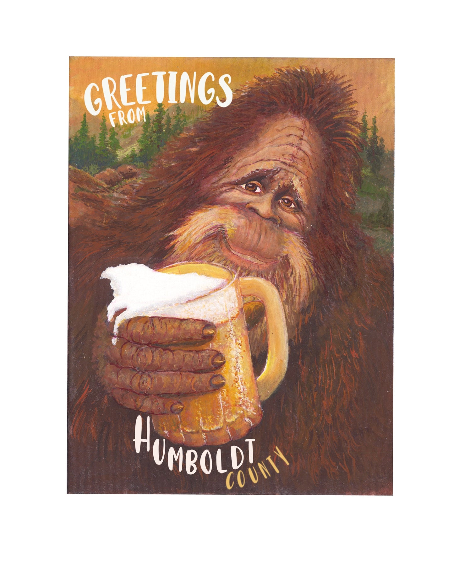 Bigfoot Beer Postcard